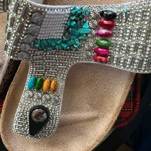 Mellisa “birk” style sandals NWT